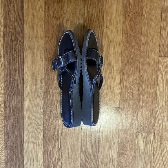 Donald J Plainer Goia Sandals Sz 8.5 Made In Italy - Picture 10 of 16